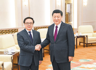 习近平会见越共中央总书记特使