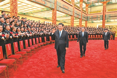 习近平会见全国公安系统英雄 模范立功集体表彰大会代表